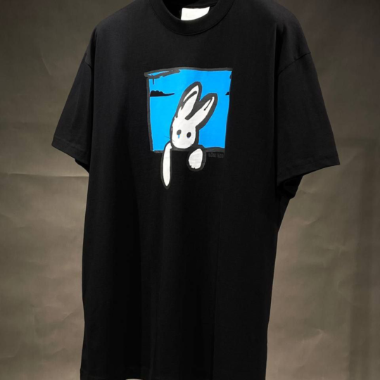 T-Shirt black rabbit